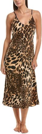 Natori Luxe Leopard Allover Printed Gown