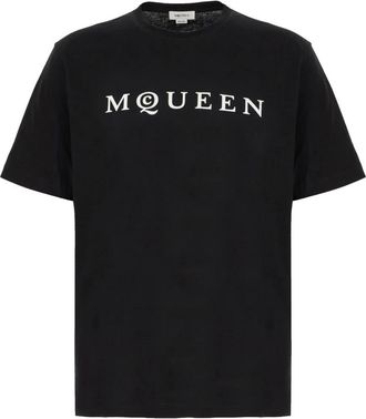 Alexander McQueen Casual Heren T-shirt - Heren - T-shirts - Zwart - M - Tops