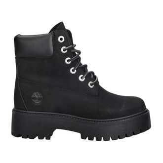 Timberland Stone Street 15.2 cm Waterproof Boot - Dames - Schoenen - Zwart - Maat: 39 EU Leer