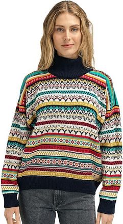(取寄) ダーレオブノルウェー レディース ビルヤ セーター Dale of Norway women Vilja Sweater Sandstone/Off-White/Peacock Dale of Norway | Vilja Sweater | Women's | Sandstone/Off