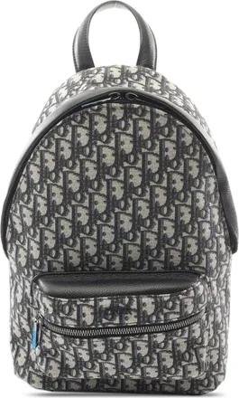 Dior Zaino Oblique Canvas Rider 2000-2025 - Blu