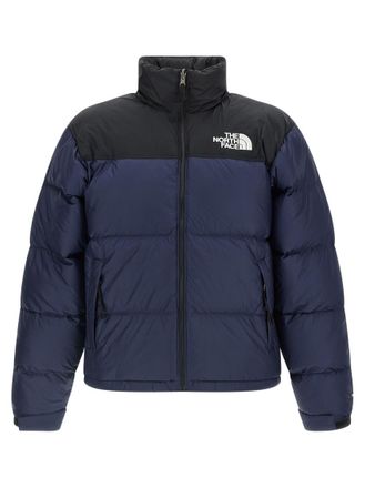The North Face Navy Blue Quilted Logo Jacket