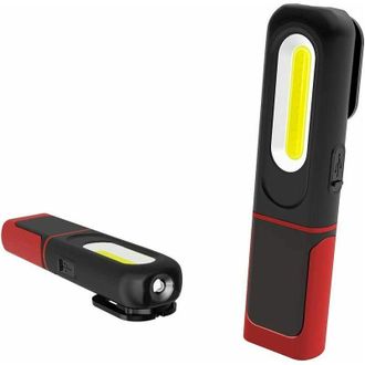 OEM Linterna Port&aacute;til Ajustable Con Luz Cob, Base Magn&eacute;tica Y Gancho Para Taller Mec&aacute;nico Y Camping