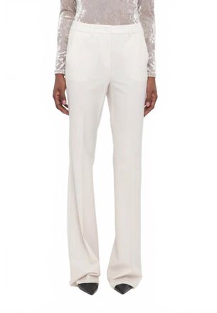 Marella Iceland Boot Cut Trousers In Off White