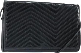 Fendi Pre-owned Cross Body Bags, female, Black, Size: ONE SIZE Pre-owned Leather Crossbody Bag