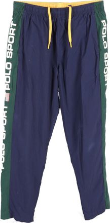 Polo Ralph Lauren Sport Logo Print Track Pants in navy Blue Nylon