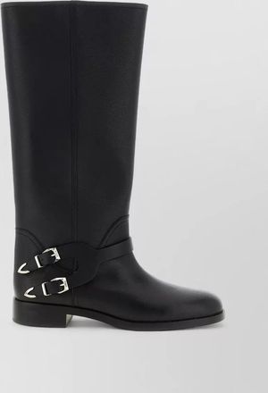 Pinko leather knee-high boots