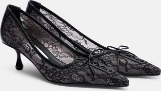 Jimmy Choo London Scarlett lace pumps