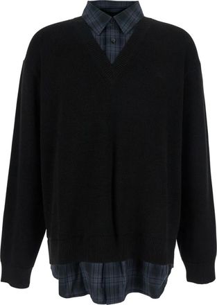 Juun.J Hombre, Jerseys, Negro, Talla: S