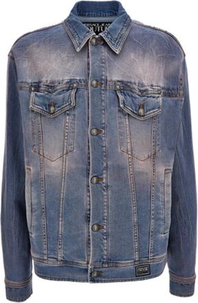 Versace Jeans Couture Denim Jacket - Heren - Spijkerjassen - Blauw - M - Denim - Jassen