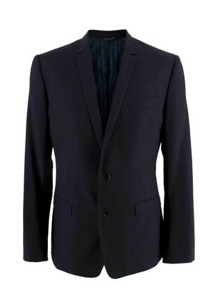 Dolce & Gabbana Navy Single Breasted Blazer Size L