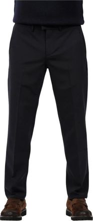 Dondup Wollen Technische Pablo Broek - Heren - Nette broeken - Zwart - W32 - Wol - Broeken