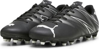Puma Fussballschuh PUMA ATTACANTO FG/AG, Herren, Gr. 44,5, schwarz (puma schwarz, silber mist), Synthetik, Schuhe Fussballschuh, f&uuml;r Rasenpl&auml;tze