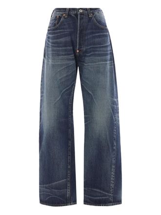 Junya Watanabe straight-leg jeans - Blue