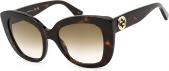 Gucci GG0327S Tortoiseshell Cat-Eye Sunglasses - Tortoiseshell