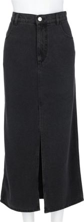 Isabel Marant Midi-Length Skirt With Front Slit And Five-Pocket Design