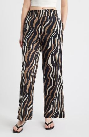 Rails Brendon Print Wide Leg Pants in Canyon Stripe at Nordstrom, Size Xx-Small