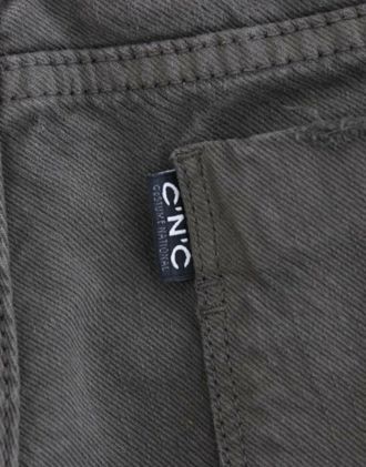 Costume National Womens Green Slim Leg Jeans Cotton Clothing