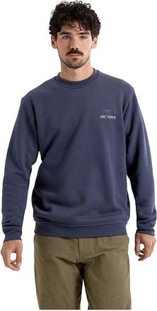 Arc'teryx Emblem Fleece Crew Mens Clothing Black Sapphire : 2XL, Polyester/Cotton