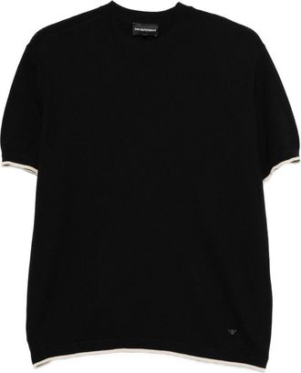 Emporio Armani T-shirt in maglia di cotone Emporio Armani