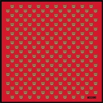 Moschino Allover Teddy Bear Foulard - Dames - Accessoires - Veelkleurig - ONE Size - Accessoires