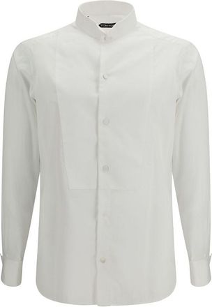 Tom Ford White Cotton Dress Mens Shirt
