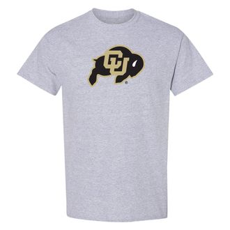 UGP Campus Apparel NCAA Officially Licensed College - University Team Mascot/Logo Basic T Shirt, University of Colorado Buffaloes Sport Grey, XL
