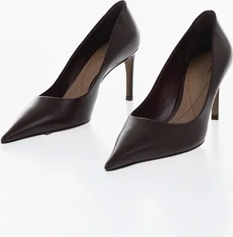 Dolce & Gabbana DEVOTION Leather Pumps in Solid Color, 8cm Heel Dolce & Gabbana