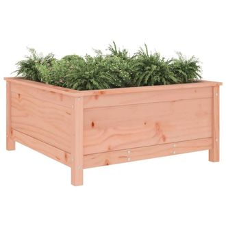 Berkfield Home Decorative Garden Planter 82.5x82.5x39 cm Solid Wood Douglas in Light Tan