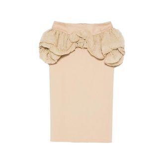 Max Mara Ruffle-detail Midi Skirt
