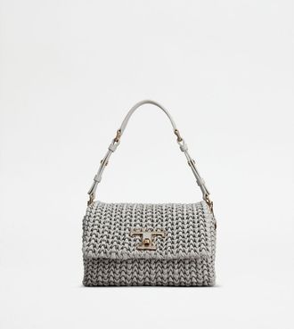 Tod's T Timeless Flap Bag in Leather Mini