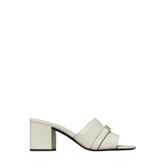Tory Burch Tory Burch, Heeled Mules, female, White, Size: 8 1/2 US Romy