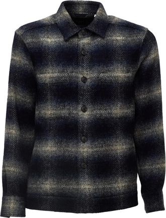 Xacus Overhemden, Heren, Blauw, S, Casual Shirt