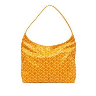 Goyard Pre-owned Vintage Hobo Bag - Dames - Pre-owned - Geel - Maat: ONE Size Leer