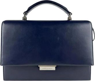 Saint Laurent Pre-owned Vintage Schoudertas - Dames - Vintage Handtas - Blauw - ONE Size - Leer - Vintage
