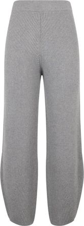 PESERICO Knit Trainingsbroeken - Dames - Sweatpants - Grijs - M - Wol - Broeken