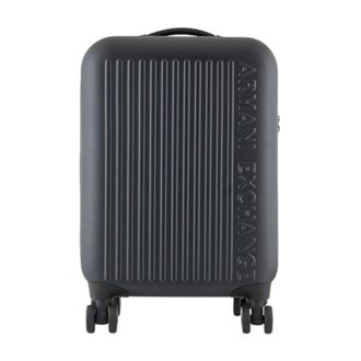 A|X Armani Exchange Cabin Bags, male, Black, Size: ONE SIZE Trolley with logo