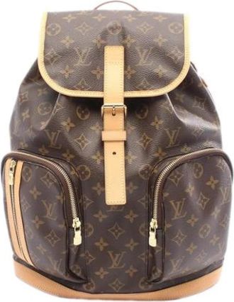 Louis Vuitton Pre-owned Sac a Dos Bosphore Rugzak - Dames - Vintage Rugzakken - Bruin - ONE Size - Leer - Vintage