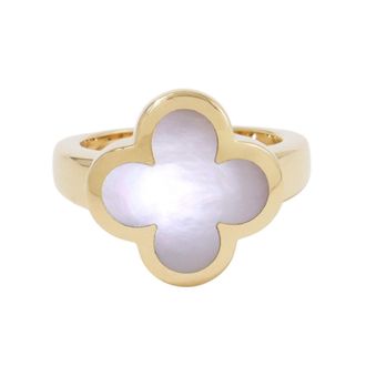 Van Cleef & Arpels Yellow Gold Yellow Gold (18K) Band Ring (Pre-Owned)
