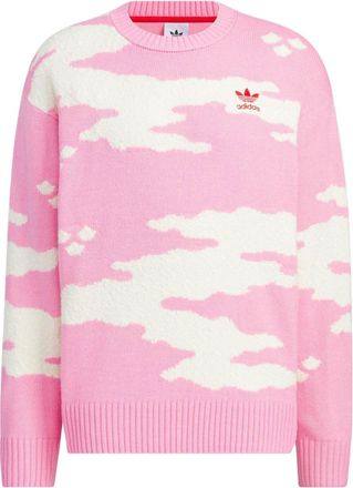 adidas Originals Sweater Asia Sizing Pink White JE9188