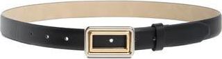 Steve Madden Two-Tone Buckle Textured Faux Leather Belt in Black at Nordstrom Rack, Size X-Large