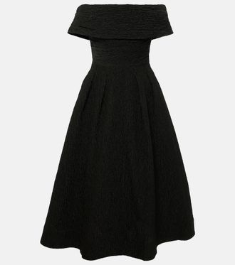 Rebecca Vallance Bridal - Abito midi Helene in broccato