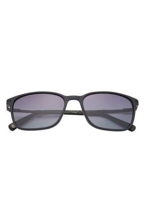 Ted Baker 56mm Square Full Rim Polarized Sunglasses in Black at Nordstrom Rack