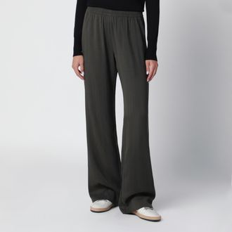 Golden Goose Dark green wool-blend trousers