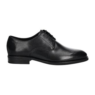 Vagabond Mario Laced Schoenen - Heren - Nette schoenen - Zwart - 44 EU - Leer - Schoenen