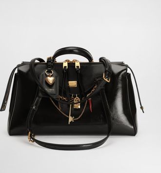 Dolce & Gabbana Vittoria Calfskin Handbag - Woman Shoulder And Crossbody Bags Multicolor Onesize