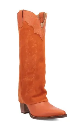 Dingo Wild Fire Western Boot in Orange at Nordstrom, Size 6.5