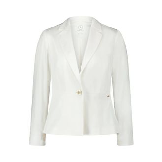 Betty & Co Korte Blazer - Dames - Jassen - Wit - Maat: XL Leer