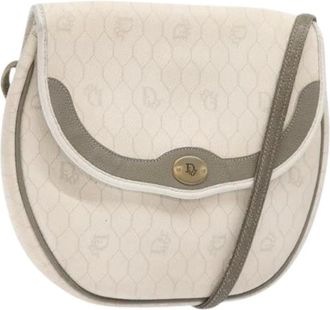 Dior Pre-owned Cross Body Bags, female, White, Size: ONE SIZE Pre-owned Vintage Shoulder Bag