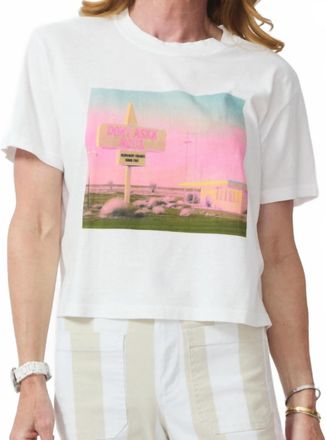 ASKK NY Shrunken Tee In White